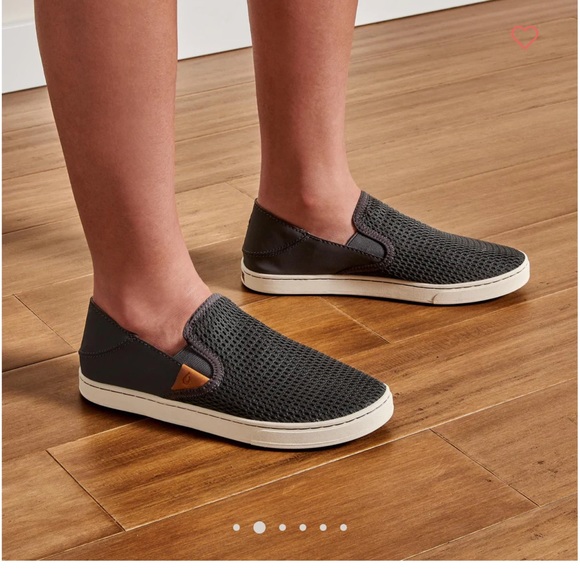 OluKai Shoes - Oulkai Pehuea gray slip on shoes